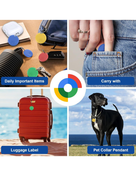 Etiquetas Inteligentes LocGuaxrd - Paquete de 4 para Android