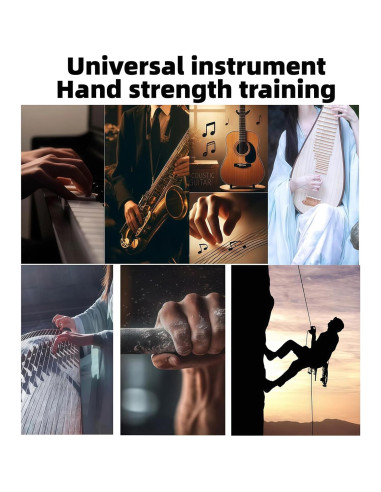 Fortalecedor de Dedos Nalu para Músicos - Ligero y Portátil