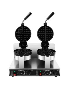 Máquina de Waffles Doble Cabeza SZ-RW-2 2400W Acero Inoxidable