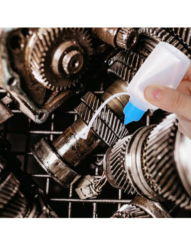 12 Botellas de Squeeze Quilax 30ml con Punta de Aguja y Embudos