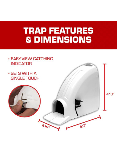 Trampa para Ratones Tomcat Kill & Contain - 2 Unidades