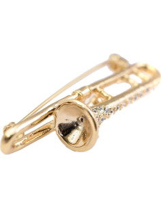 Broche de Cristal de Trompeta Spinningdaisy 5.08x1.27cm 2