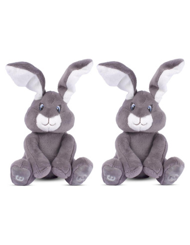 Dimple Milo Conejo Peluche Interactivo 1.27 kg - Peek-a-Boo