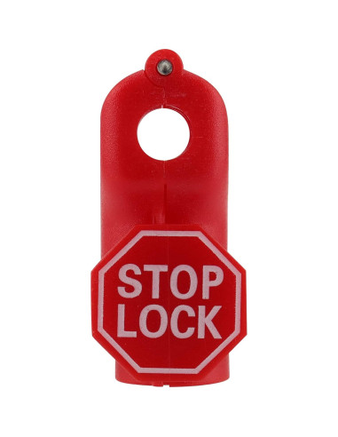 Bloqueos Antirrobo FUNSUEI 150 PCS 6mm Rojo para Ganchos