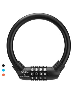 Candado de Bicicleta ROCKBROS 12mm Combinación Reestablecible Negro