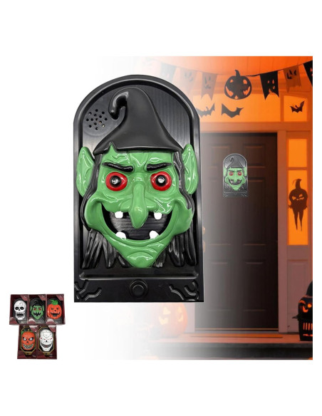 Timbre Espeluznante de Halloween Chalange con Sonido y Luz