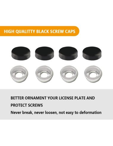 Kit Tornillos Antirrobo M6 YGDMD para Placas de Licencia