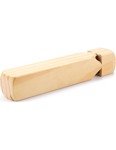 Silbato de Madera SIRENITA 4 Tonos para Niños 19x3.5cm