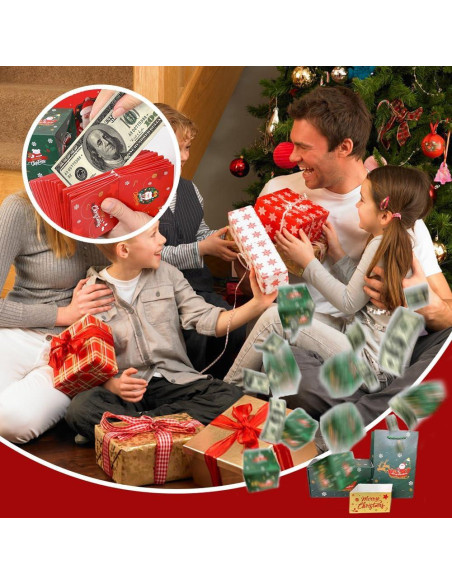 Caja de Regalo Sorpresa Explosiva Yilia Verde 6 Cajas Plegables