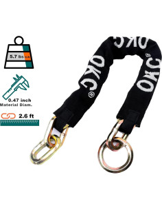 Cadena de Seguridad OKG 0.8m x 1.27cm Alta Resistencia 2