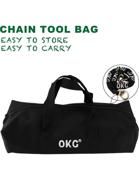 Cadena de Seguridad OKG 0.8m x 1.27cm Alta Resistencia