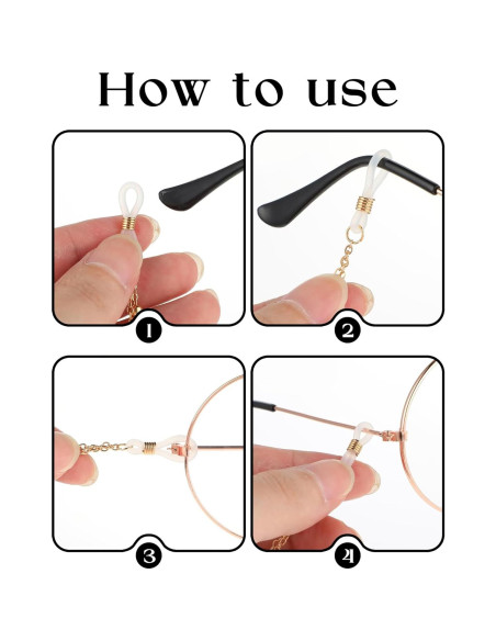 Cadena de Gafas con Perlas Fresa - Soporte Elegante para Mujeres