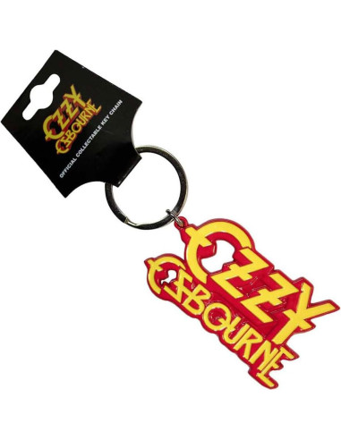 Llavero Rock Off Ozzy Osbourne Logo Apilado 65mm
