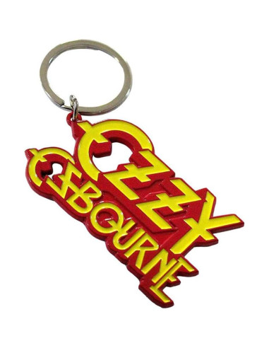 Llavero Rock Off Ozzy Osbourne Logo Apilado 65mm