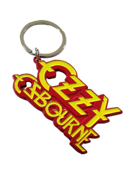 Llavero Rock Off Ozzy Osbourne Logo Apilado 65mm