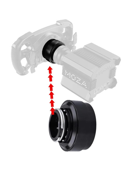 Adaptador de liberación rápida Obokidlyamor para volante 70mm