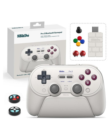 Controlador Bluetooth Pro 3 8Bitdo G Clásico para Switch y PC
