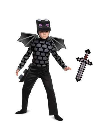 Disfraz de Dragón Ender para Niños S (4-6) - Disfraz