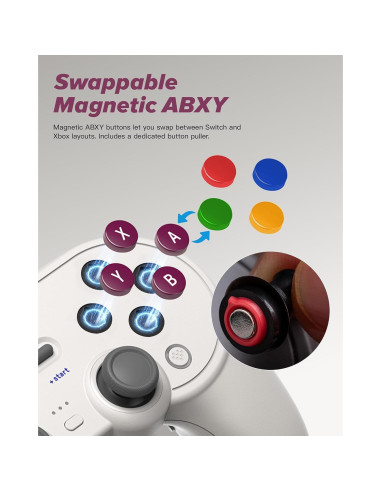 Controlador Bluetooth Pro 3 8Bitdo G Clásico para Switch y PC