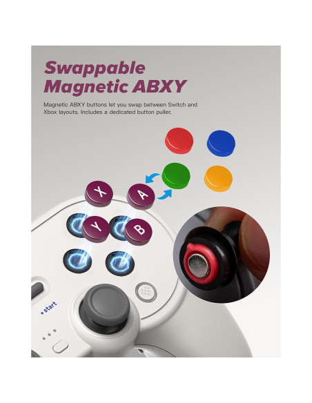 Controlador Bluetooth Pro 3 8Bitdo G Clásico para Switch y PC