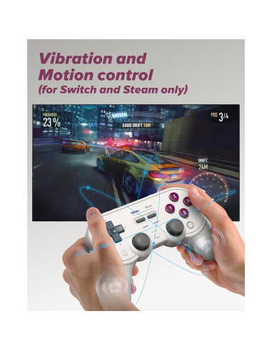 Controlador Bluetooth Pro 3 8Bitdo G Clásico para Switch y PC