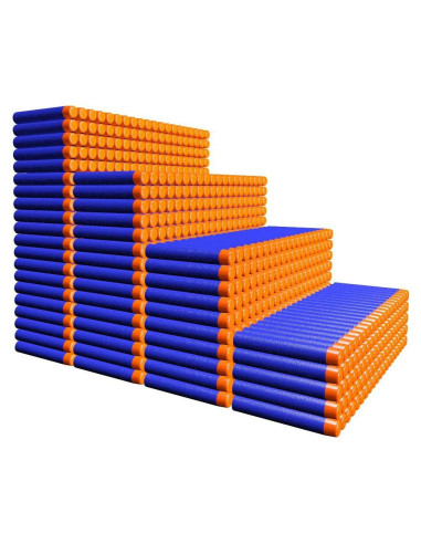 Recarga Dardos AMOSTING 1000PCS para Nerf Elite 2.0 Azul
