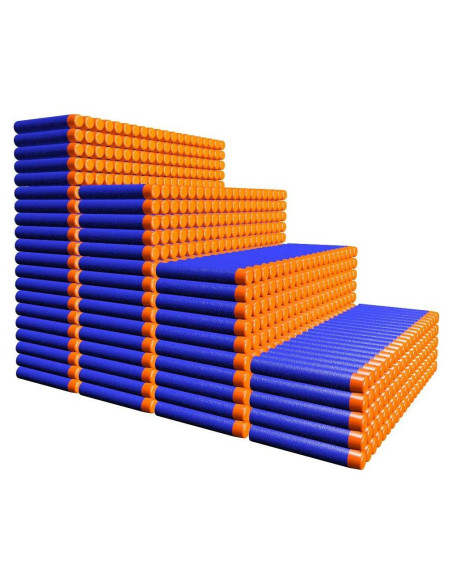 Recarga Dardos AMOSTING 1000PCS para Nerf Elite 2.0 Azul