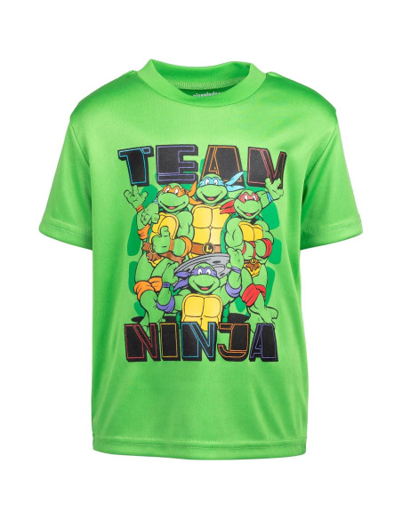 Conjunto 3 Piezas Tortugas Ninja Niños 2T Camiseta y Pantalones