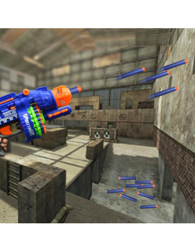 Recarga Dardos AMOSTING 1000PCS para Nerf Elite 2.0 Azul