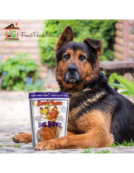 Golosinas para Perros Sam's Yams Big Boyz 425g - Batata Natural