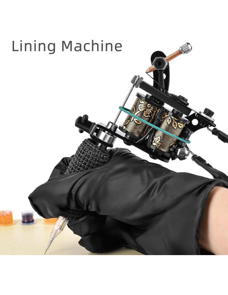 Máquina de Tatuaje Bobina ATOMUS 8 Enrollamientos para Principiantes