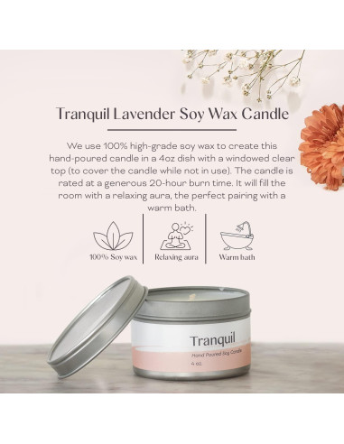 Kit de Spa Orgánico Dear Ava para Mujeres - Regalo Relajante