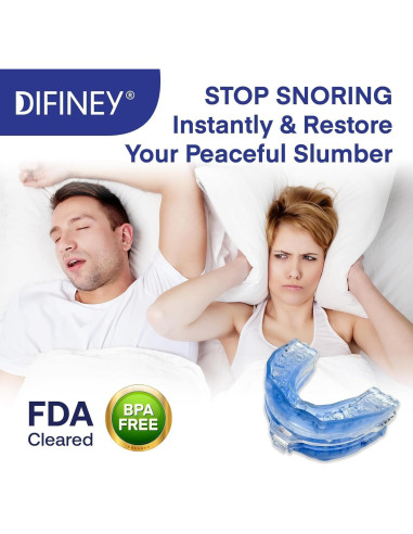 Protector Bucal Anti Ronquidos Fissiontech Azul - Aprobado FDA