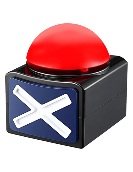 Zumbador de Respuestas de Juego KiViRap con Sonido y Luces