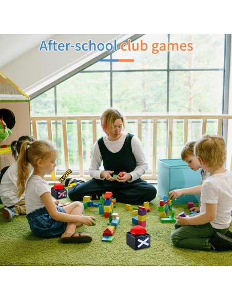 Zumbador de Respuestas de Juego KiViRap con Sonido y Luces