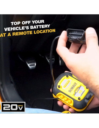 Mantenedor de Batería DeWalt DXAEOBDK 1A Kit 3 Piezas 20V