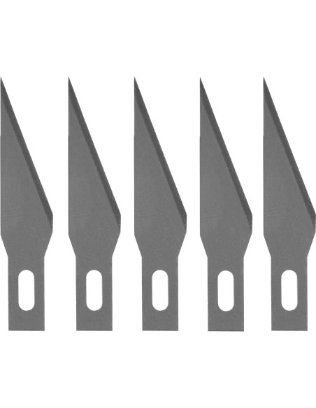 Cuchilla de Hobby Stanley 11-411 - 5 Piezas Acero Carbono