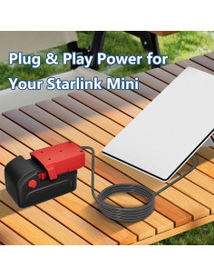 Adaptador de Batería 18V para Starlink Mini - YXQZH 1m 2