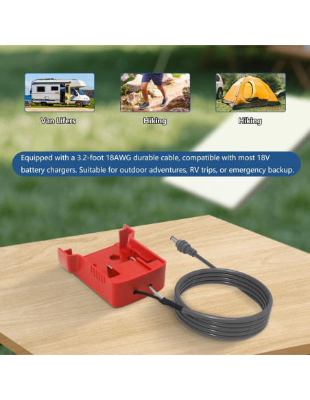 Adaptador de Batería 18V para Starlink Mini - YXQZH 1m