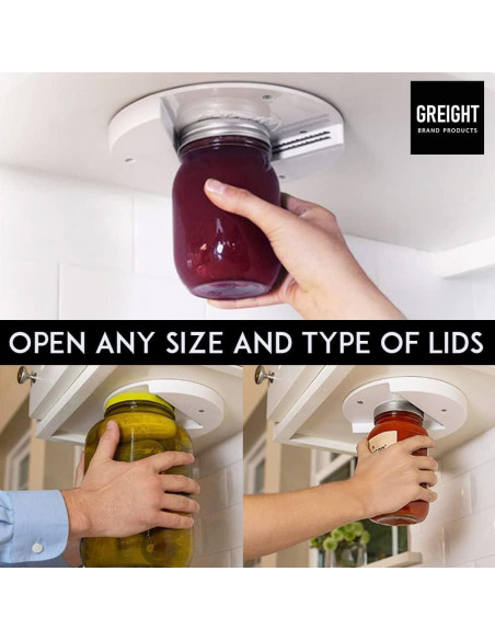 Abre Frascos Manual Greight JO-1 - Fácil Agarre y Montaje
