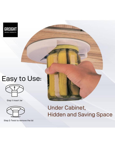 Abre Frascos Manual Greight JO-1 - Fácil Agarre y Montaje