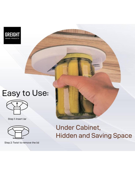 Abre Frascos Manual Greight JO-1 - Fácil Agarre y Montaje