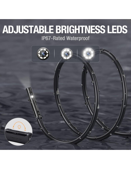 Endoscopio USB-C Teslong Doble Lente 5.03m Impermeable