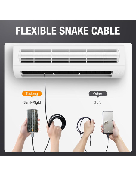 Endoscopio USB-C Teslong Doble Lente 5.03m Impermeable