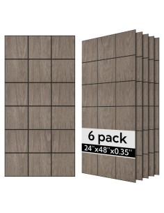 Paneles Acústicos Olanglab 6 Piezas 61x122cm Ajedrezado