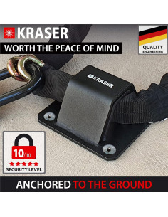 Ancla de Seguridad KRASER KR52B Acero Alta Resistencia 15x15cm 2
