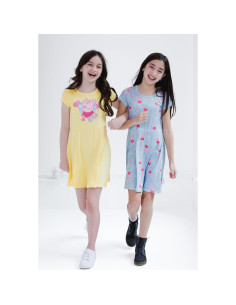 Vestidos Skater Peppa Pig Paquete 2 Niñas Talla 2T a 10-12 2