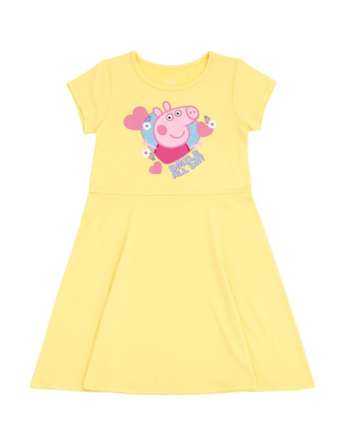 Vestidos Skater Peppa Pig Paquete 2 Niñas Talla 2T a 10-12