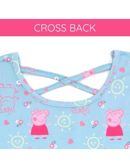 Vestidos Skater Peppa Pig Paquete 2 Niñas Talla 2T a 10-12