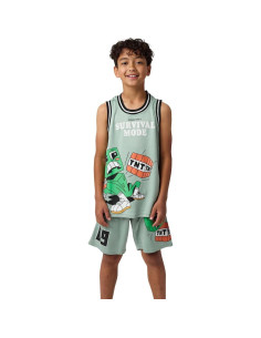 Conjunto Camiseta Baloncesto y Pantalones Cortos Minecraft 4A 2